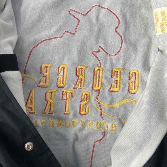 2003 VINTAGE George Strait Honkytonkville USA Country Music Western Jacket L - Picture 11 of 16